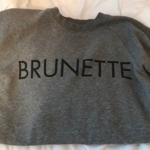 brunette the label sweatshirt